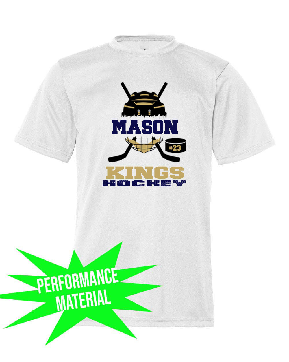 Kings Hockey Performance Material design 1 T-Shirt