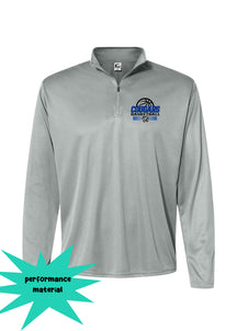 Kittatinny Basketball Quarter Zip Long Sleeve Shirt Design 6