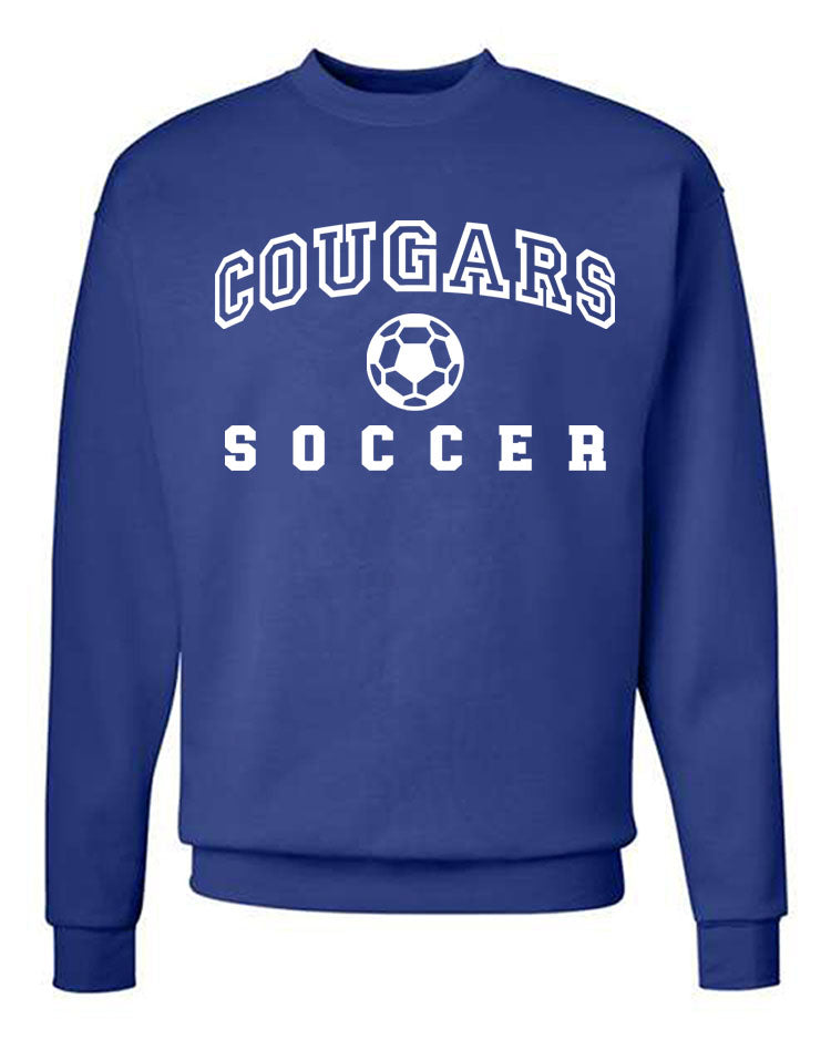 Kittatinny Soccer Design 1 Non Hooded Sweatshirt