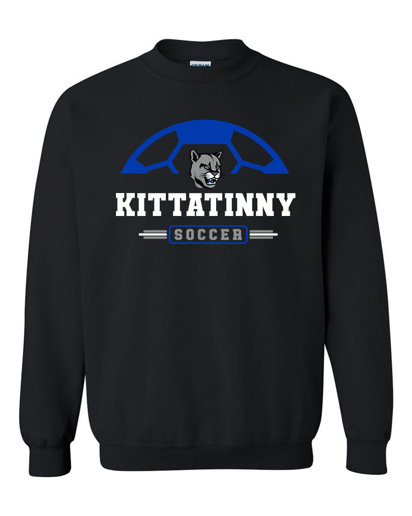 Kittatinny Soccer Design 2 Non Hooded Sweatshirt