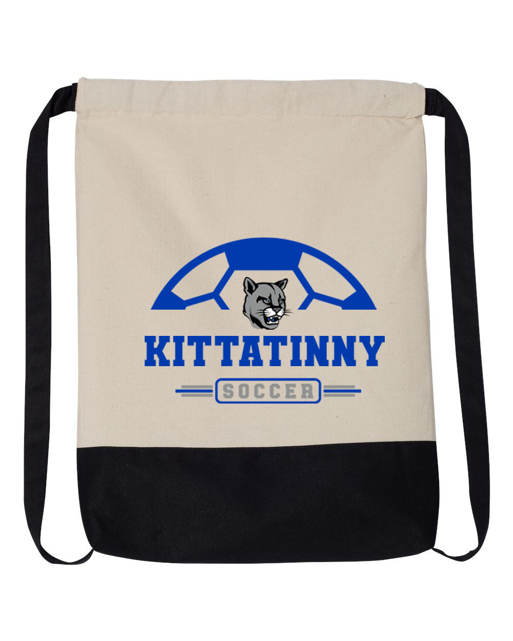 Kittatinny Soccer Design 2 Drawstring Bag