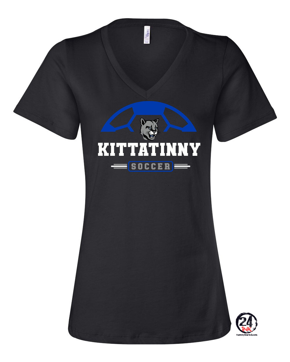 Kittatinny Soccer Design 2 V-Neck