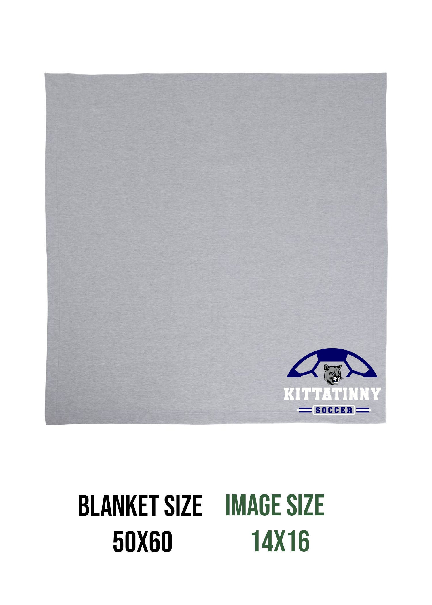 Kittatinny Soccer Design 2 Blanket