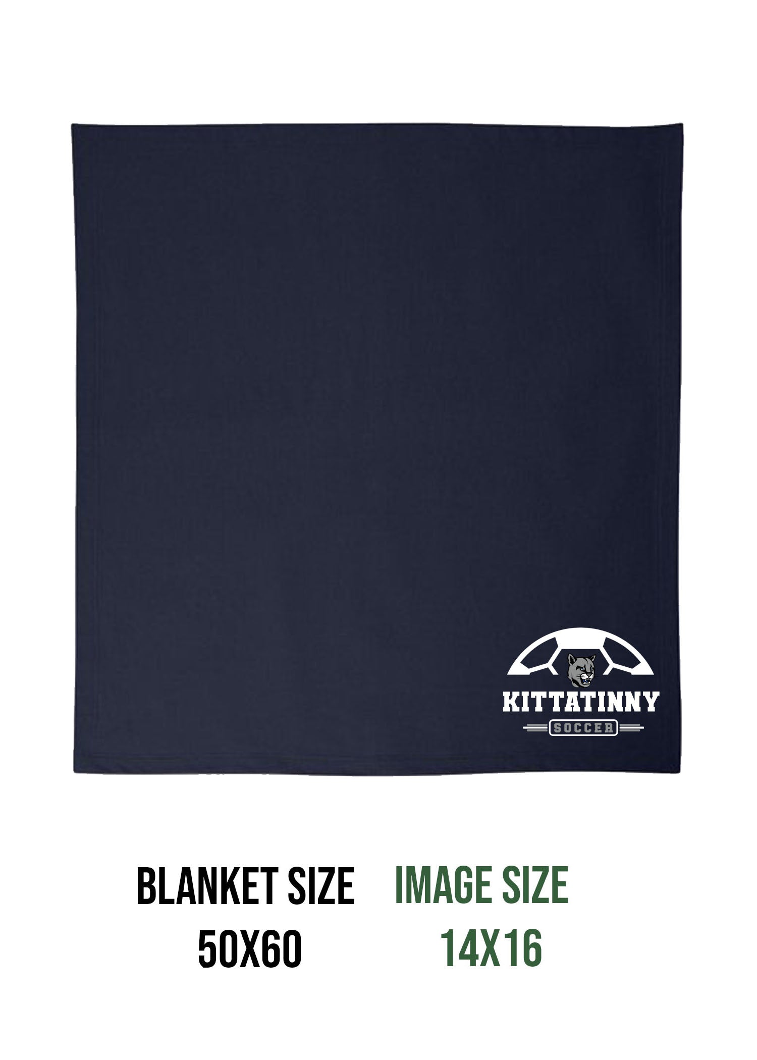 Kittatinny Soccer Design 2 Blanket
