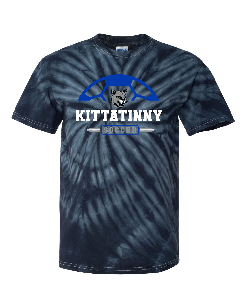 Kittatinny Soccer Tie Dye t-shirt Design 2