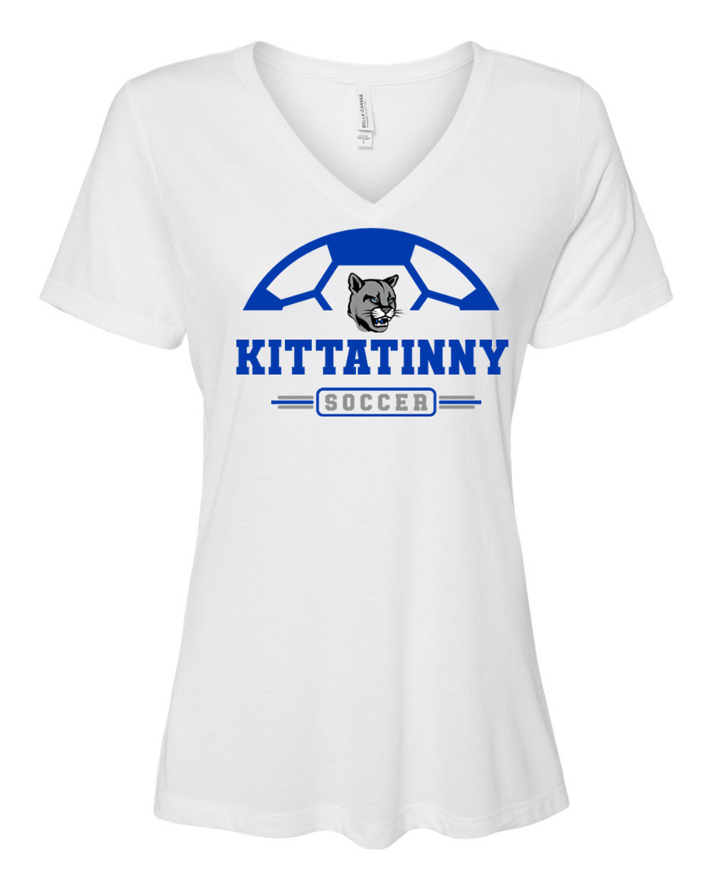 Kittatinny Soccer Design 2 V-Neck