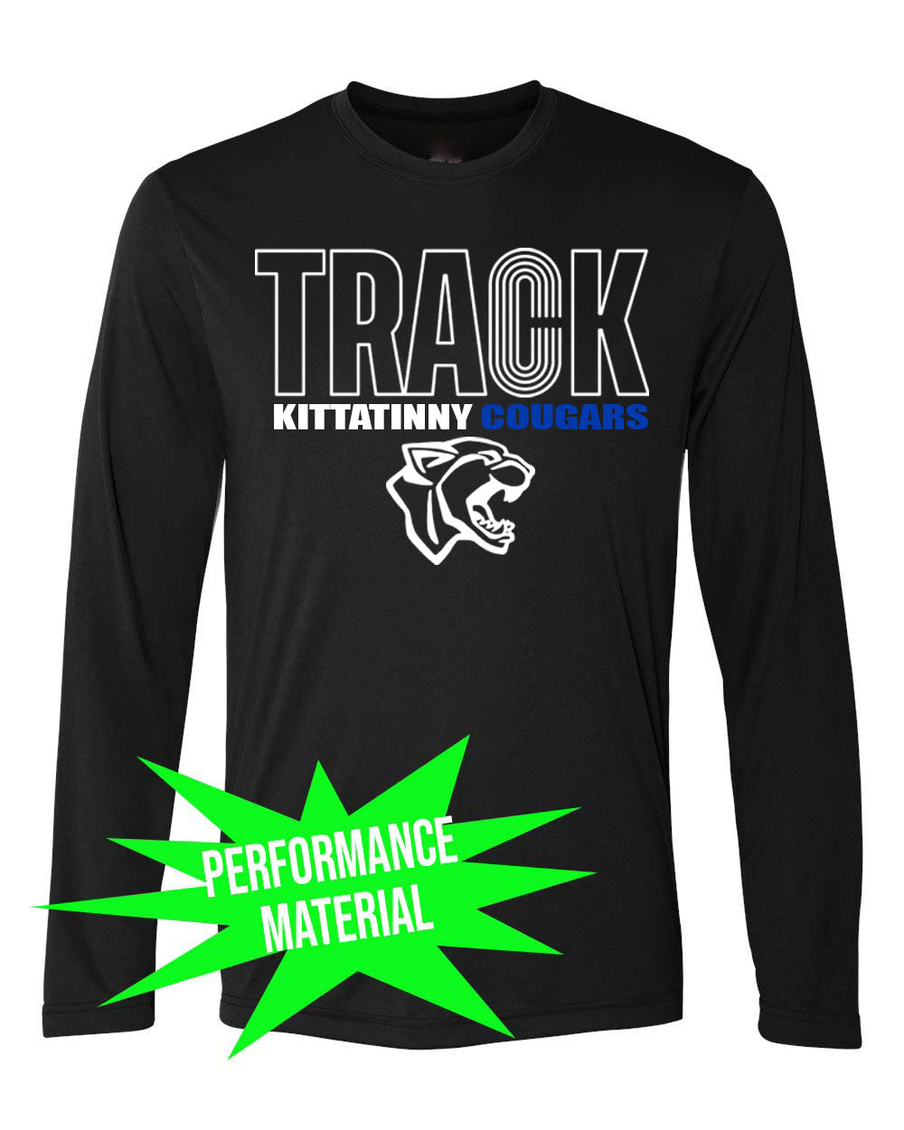 Kittatinny Track Performance Material Design 1 Long Sleeve Shirt