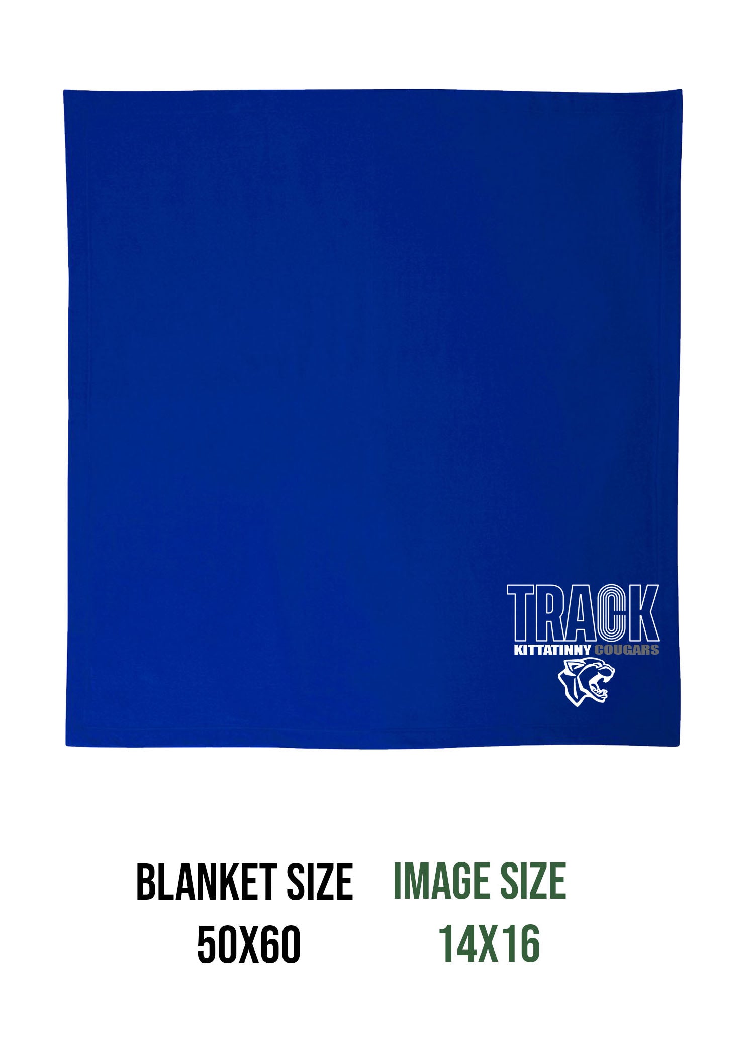 Kittatinny Track Design 1 Blanket