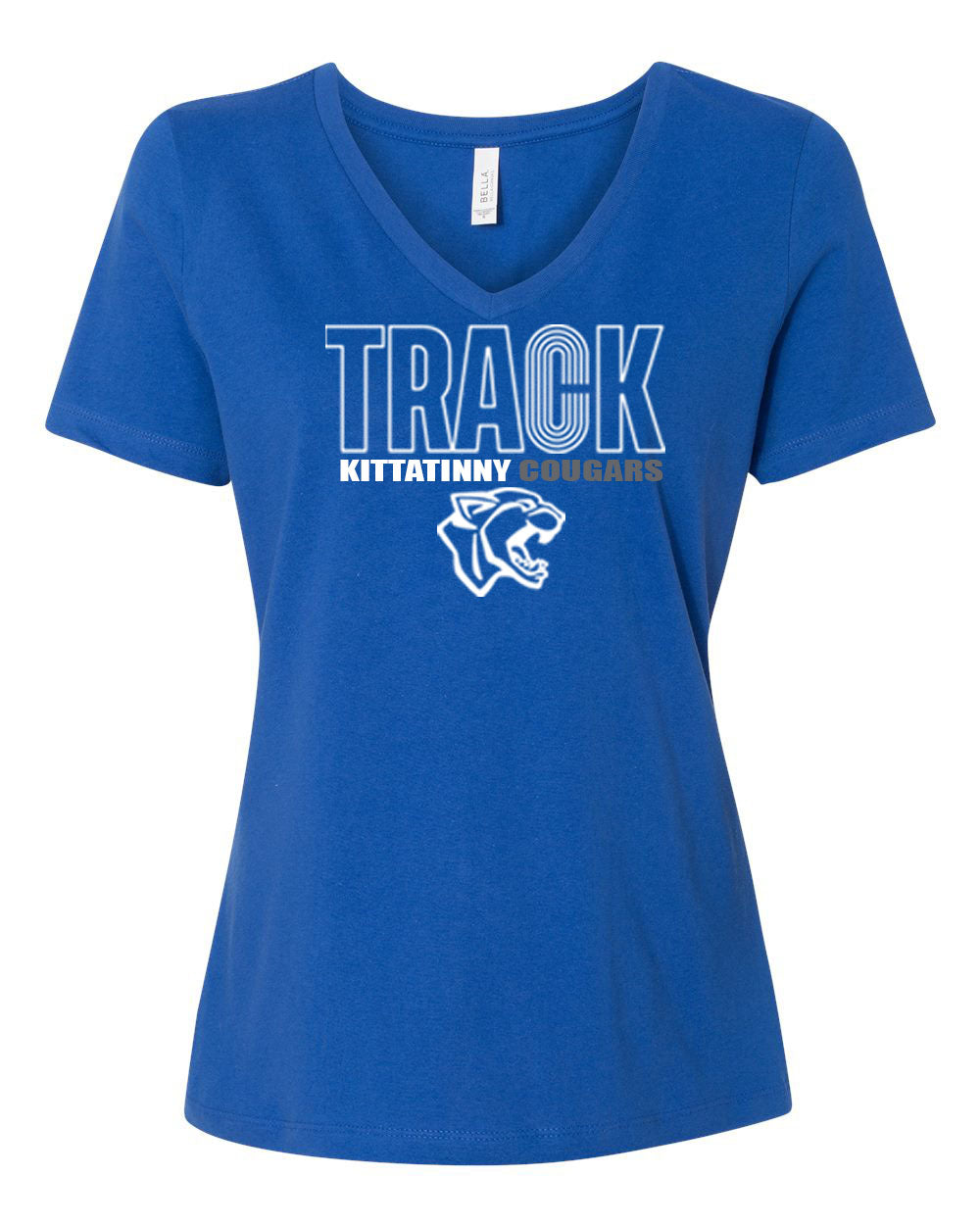 Kittatinny Track Design 1 V-neck T-Shirt
