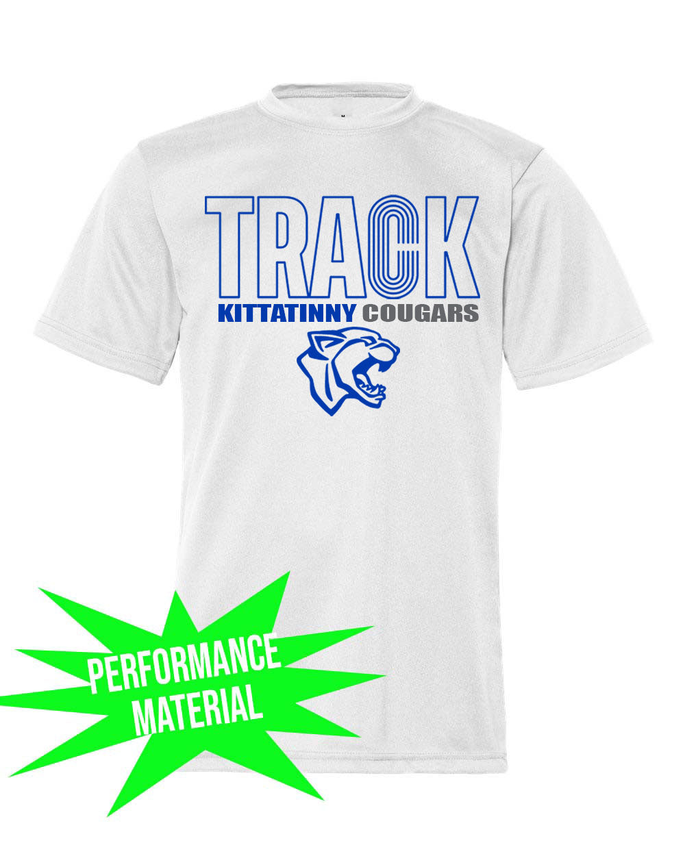 Kittatinny Track Performance Material design 1 T-Shirt