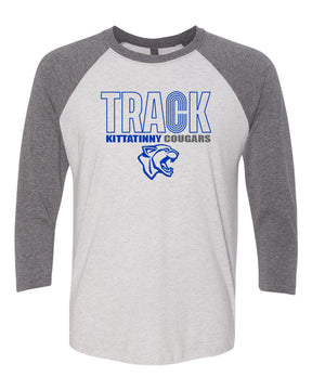 Kittatinny Track Design 1 raglan shirt