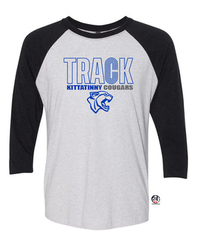 Kittatinny Track Design 1 raglan shirt