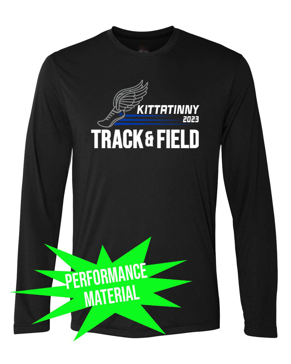 Kittatinny Track Performance Material Design 2 Long Sleeve Shirt