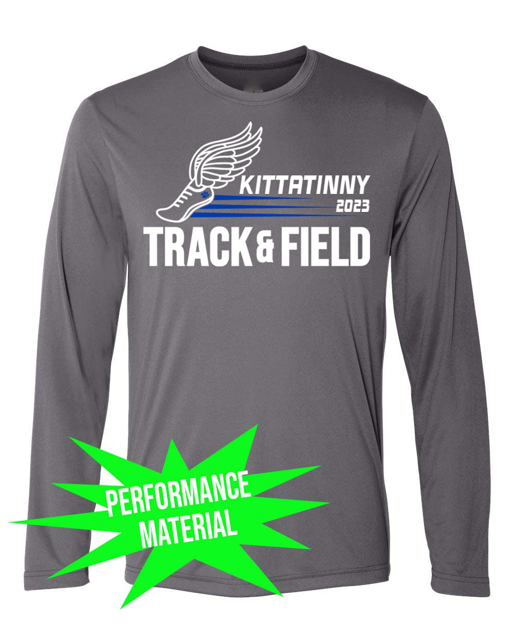 Kittatinny Track Performance Material Design 2 Long Sleeve Shirt