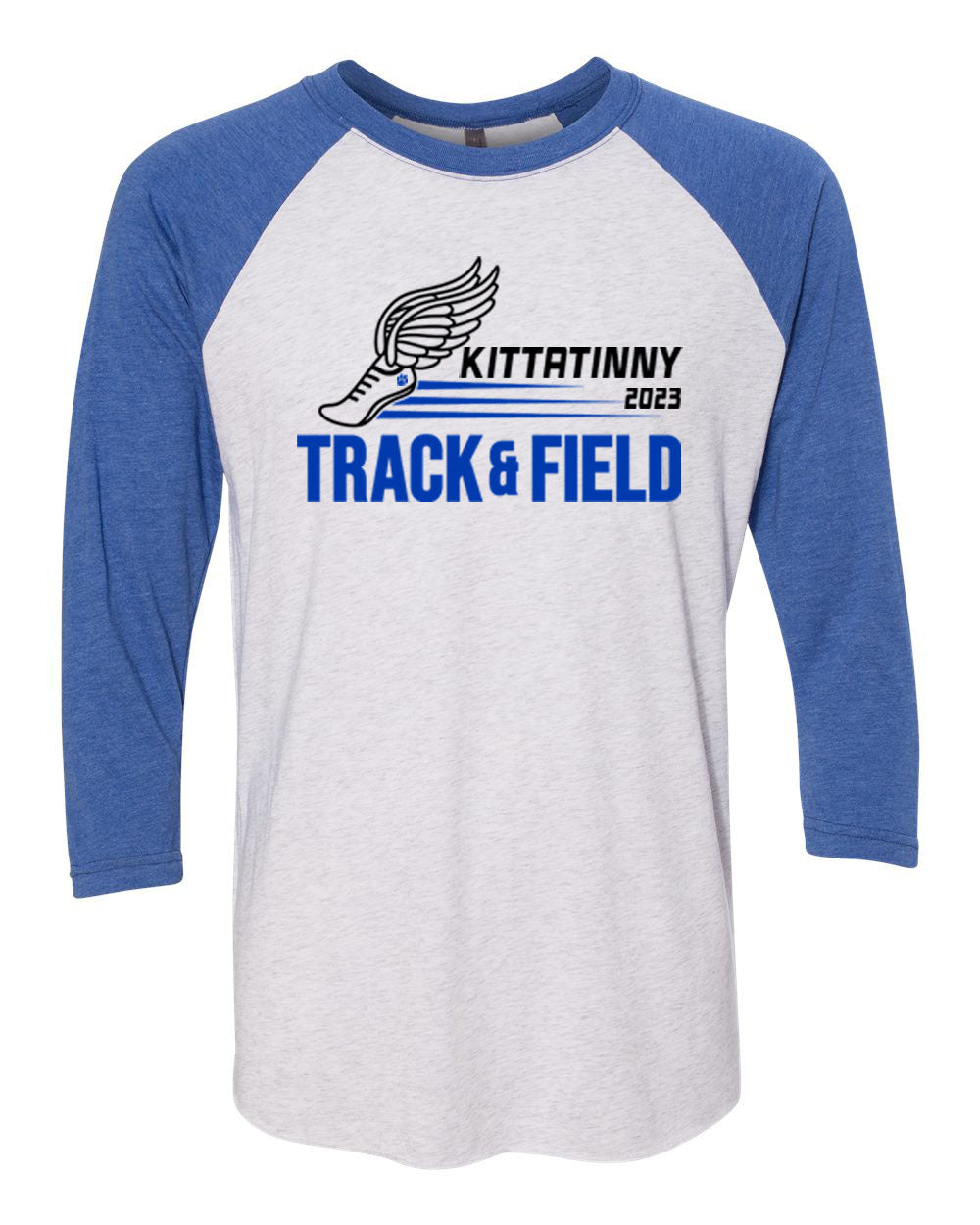 Kittatinny Track Design 2 raglan shirt