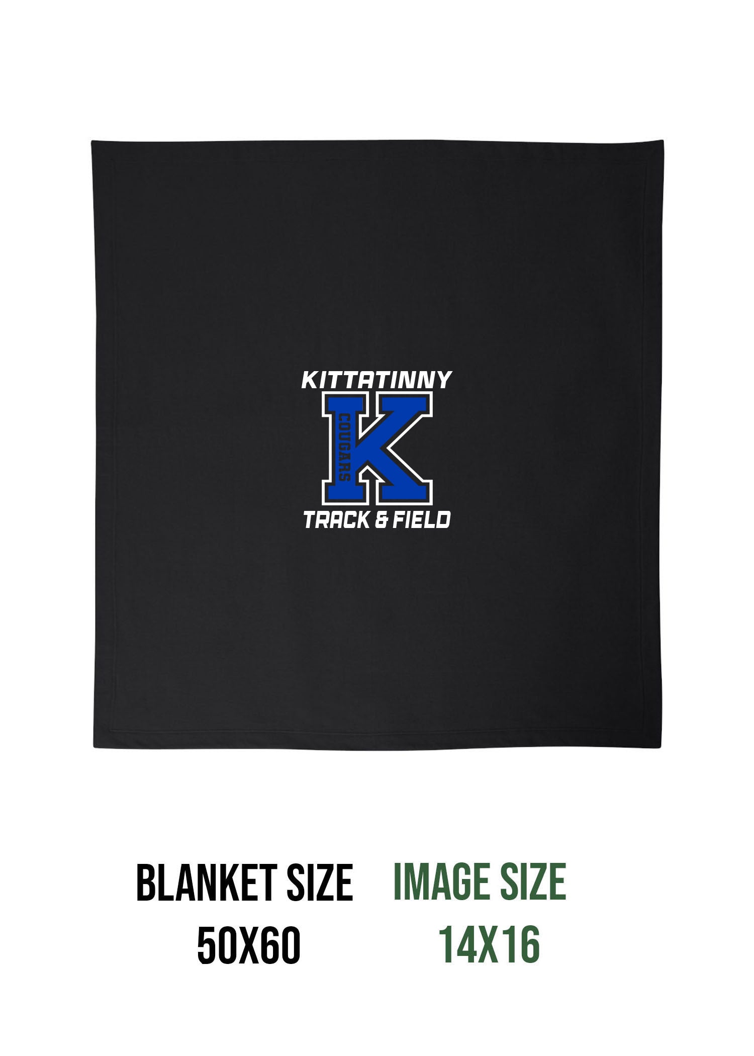 Kittatinny Track Design 3 Blanket