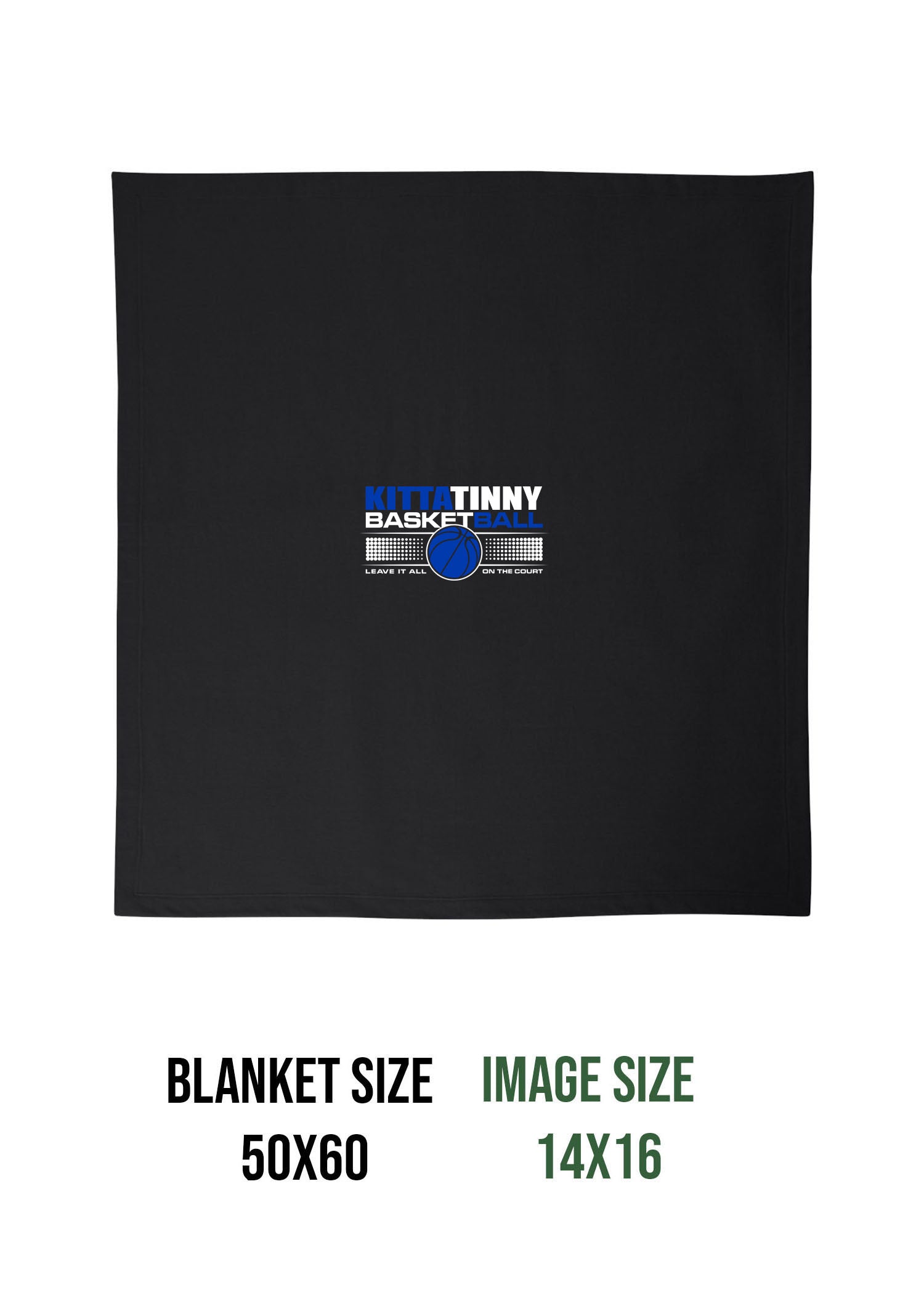 Kittatinny Basketball  Design 1 Blanket