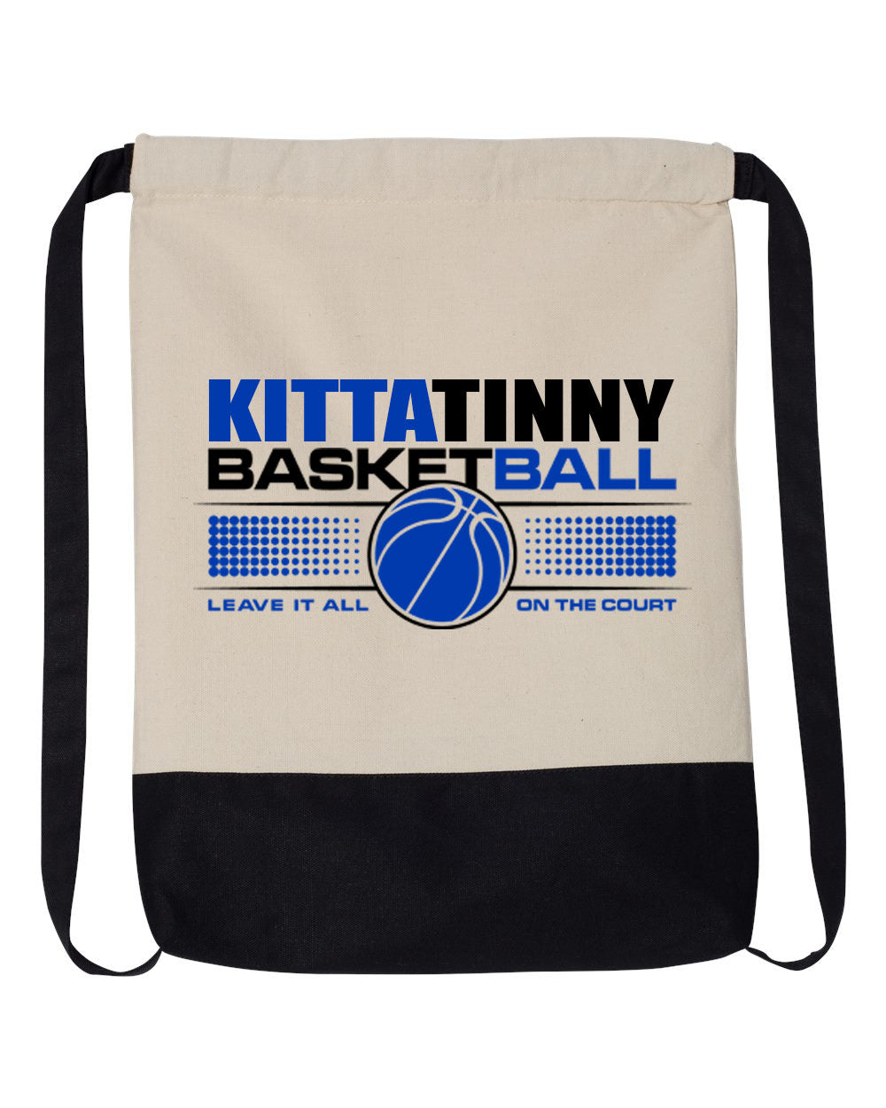 Kittatinny Basketball Drawstring Bag Design 1