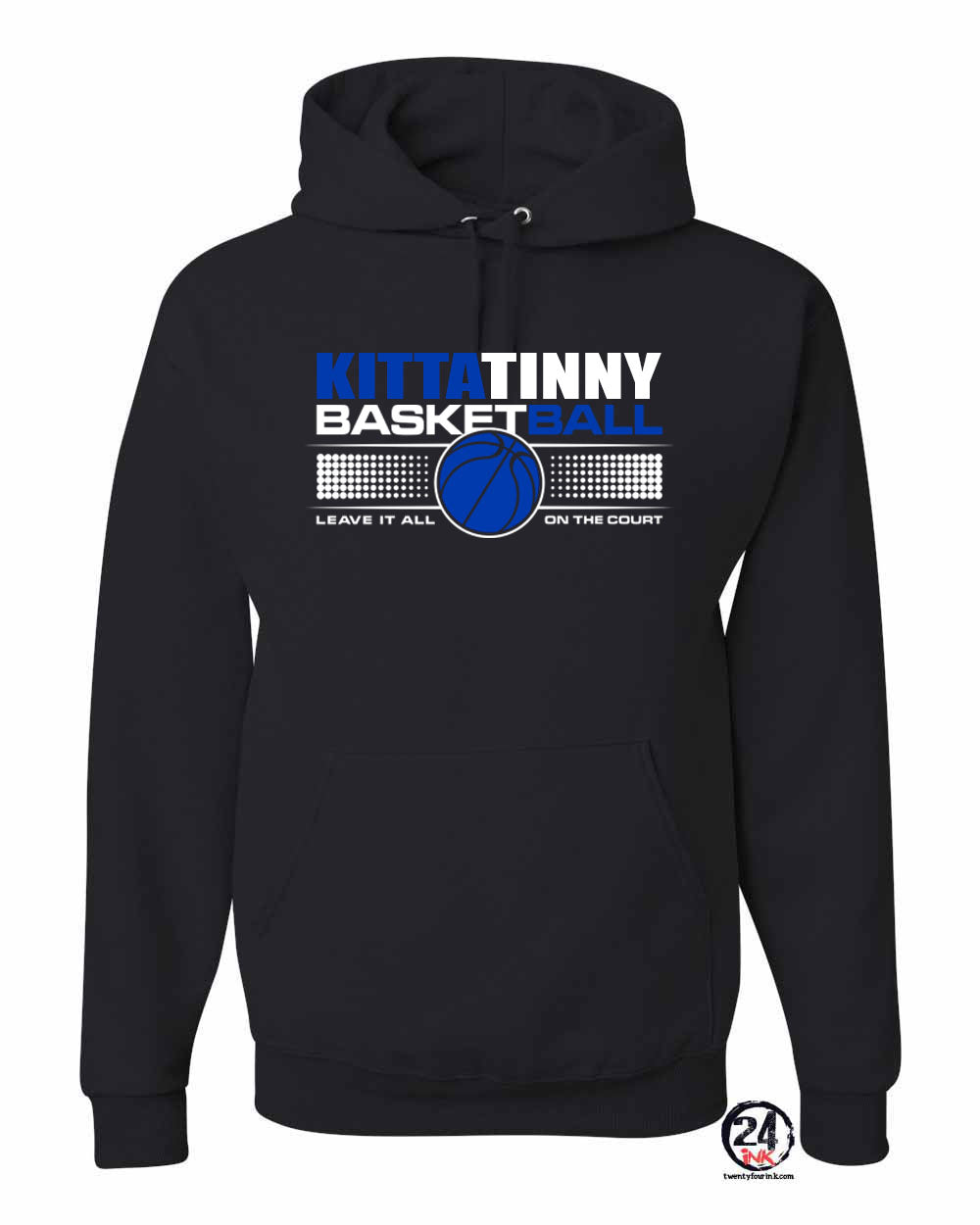 Kittatinny Basketball Design 1 Hooded Sweatshirt