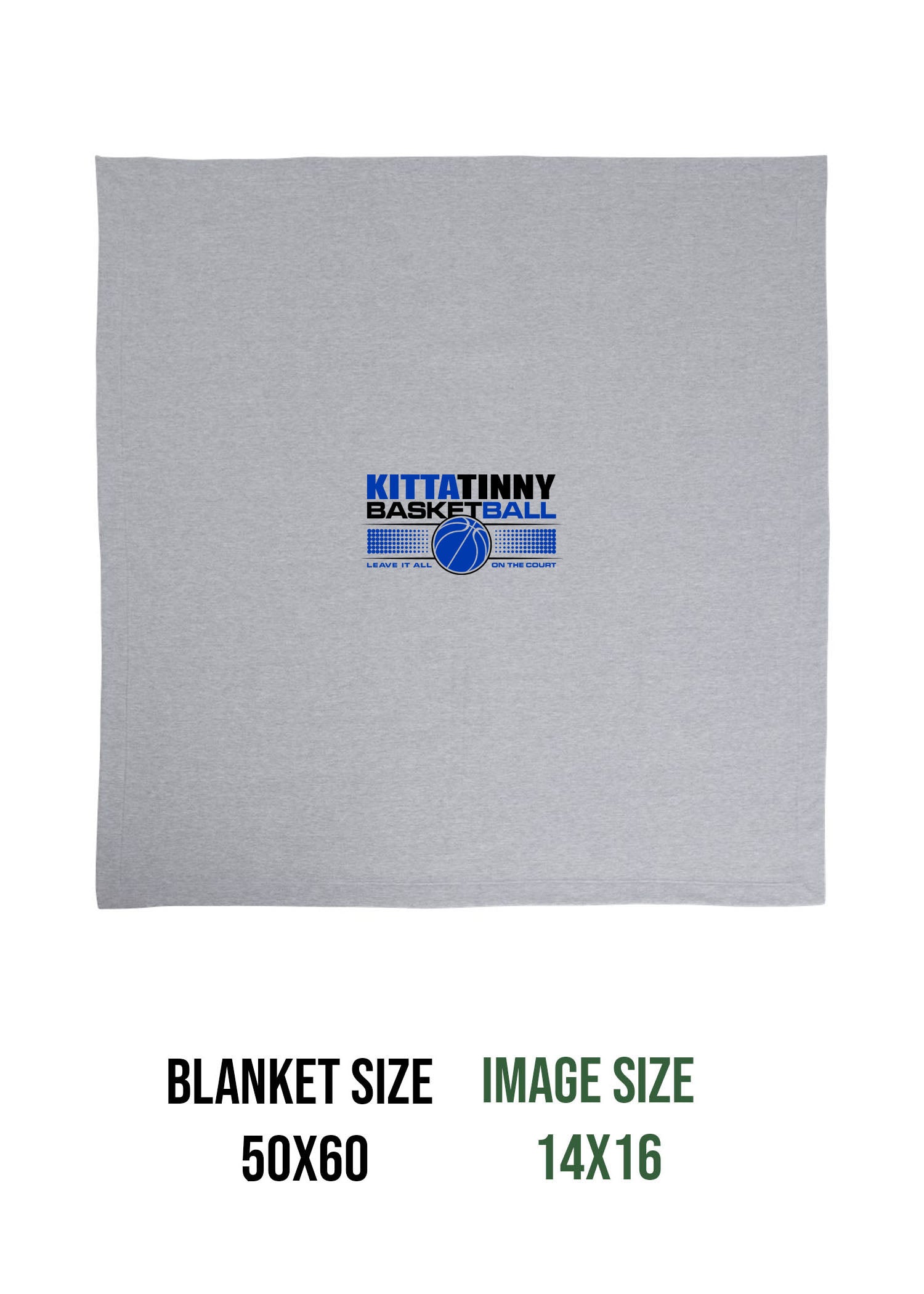 Kittatinny Basketball  Design 1 Blanket