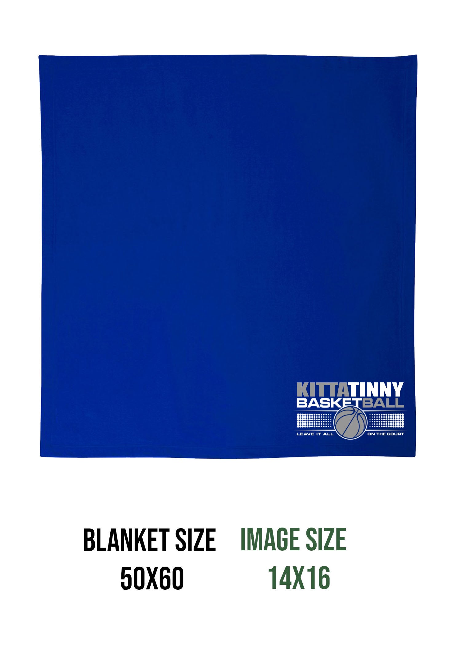 Kittatinny Basketball  Design 1 Blanket