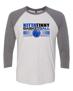 Kittatinny Basketball Design 1 raglan shirt