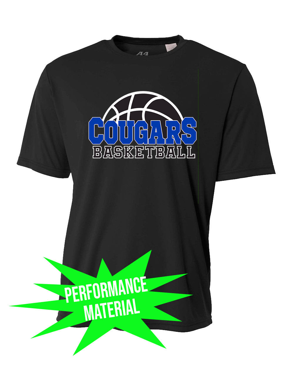 Kittatinny Basketball Performance Material T-Shirt Design 2