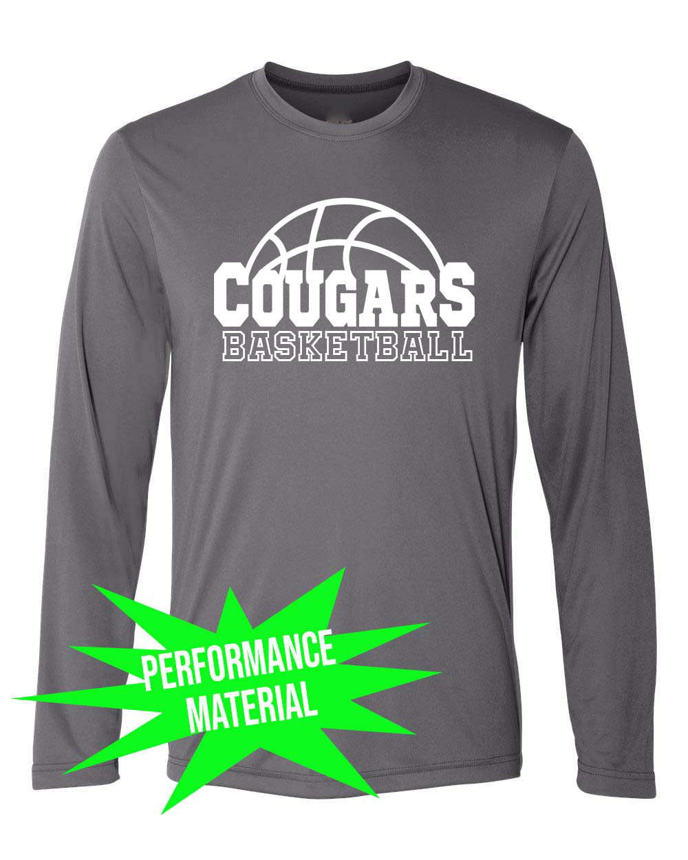 Kittatinny Basketball Performance Material Design 2 Long Sleeve Shirt