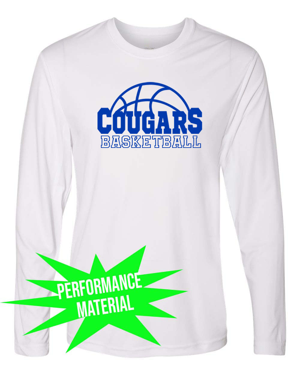 Kittatinny Basketball Performance Material Design 2 Long Sleeve Shirt