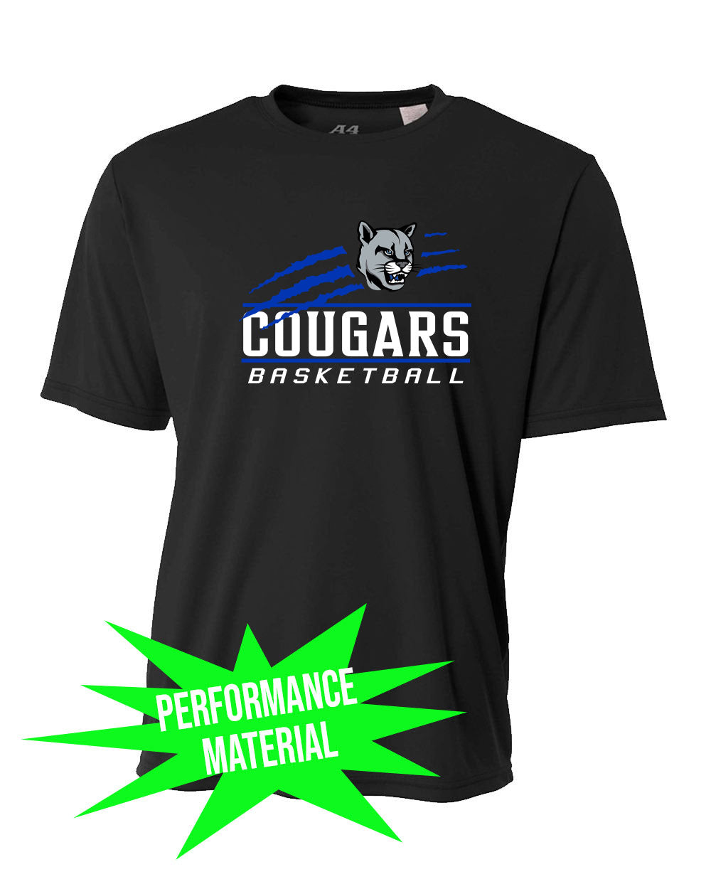 Kittatinny Basketball Performance Material T-Shirt Design 3