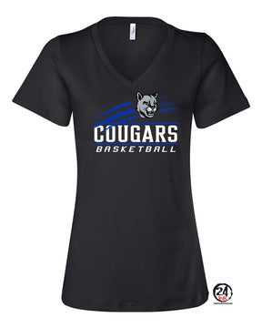 Kittatinny Basketball Design 3 V-neck T-Shirt