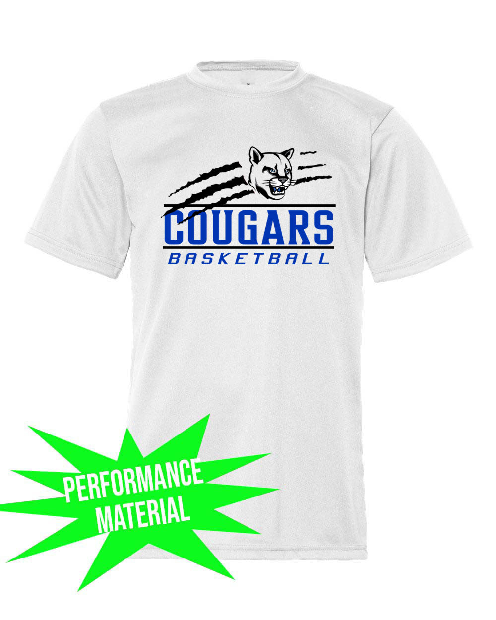 Kittatinny Basketball Performance Material T-Shirt Design 3