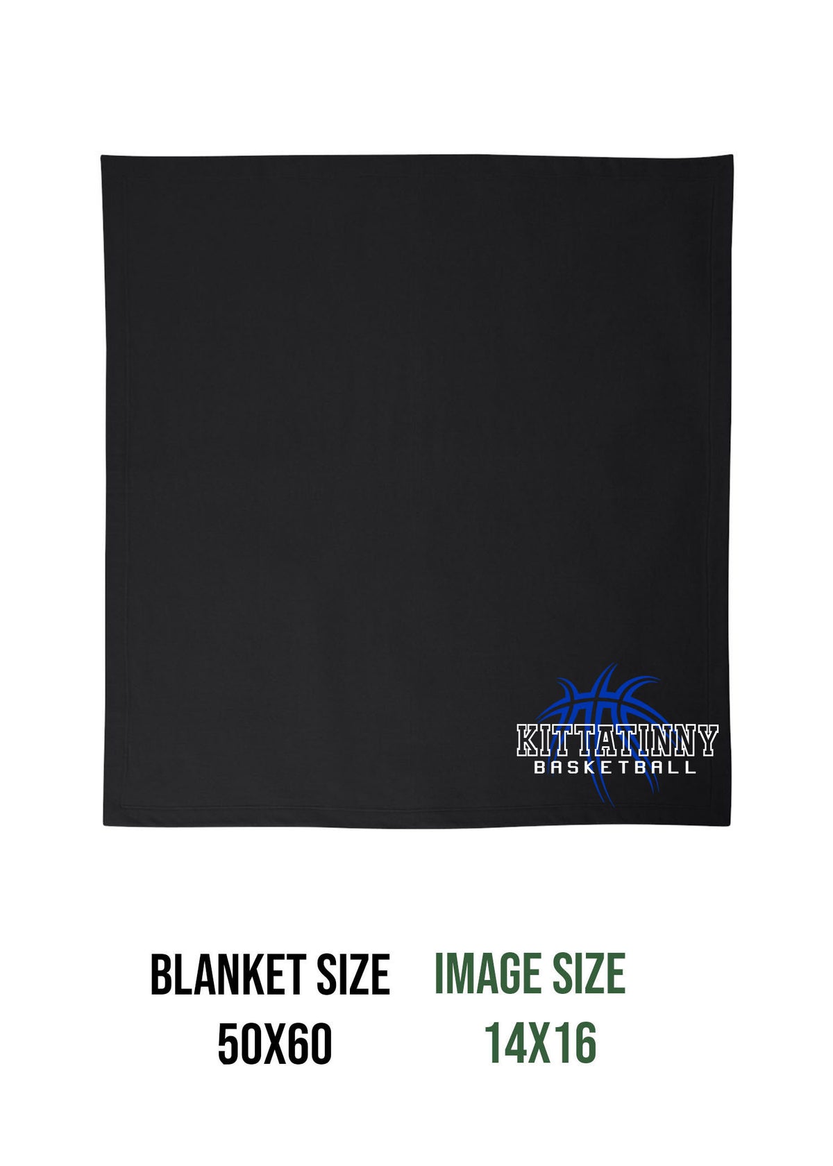 Kittatinny Basketball Design 4 Blanket