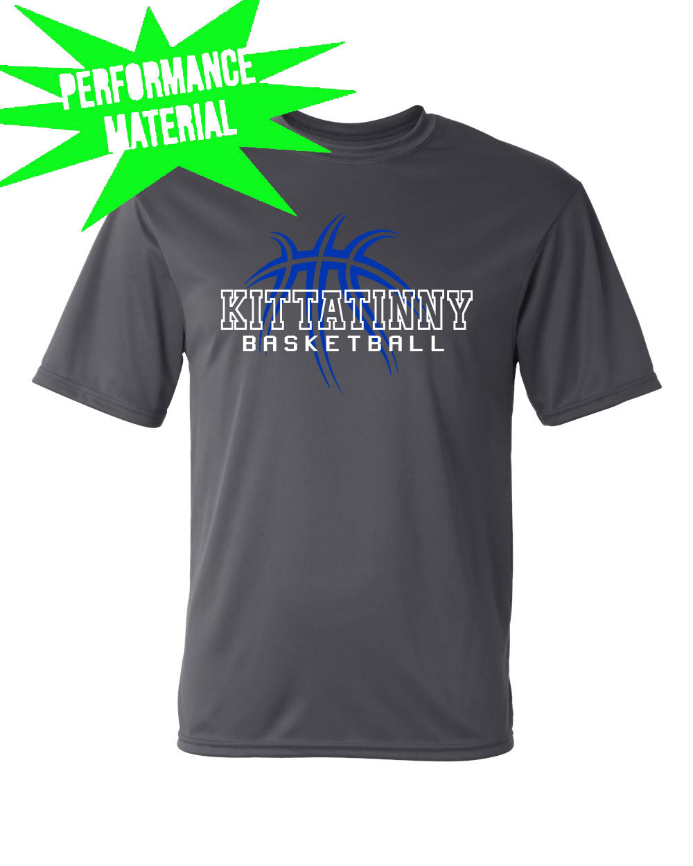 Kittatinny Basketball Performance Material T-Shirt Design 4