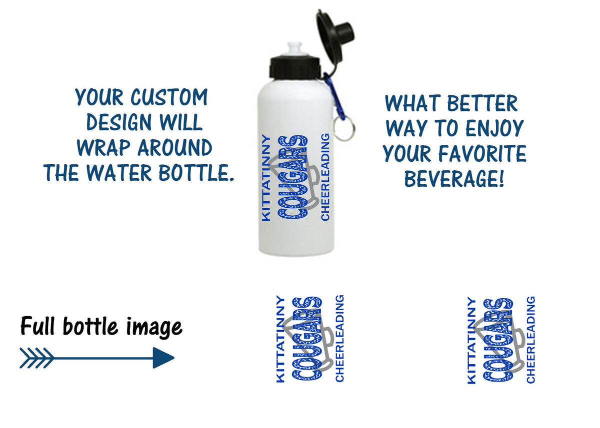 Kittatinny Cheer Design 10 Water Bottle