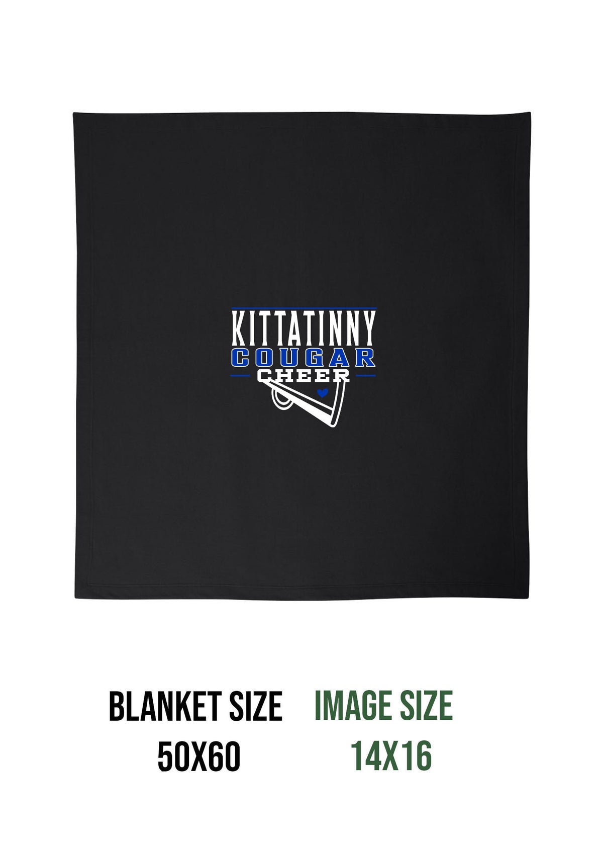 Kittatinny Cheer Design 11 Blanket