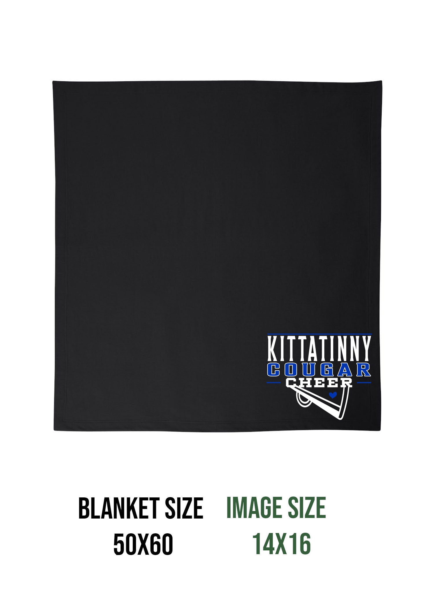 Kittatinny Cheer Design 11 Blanket