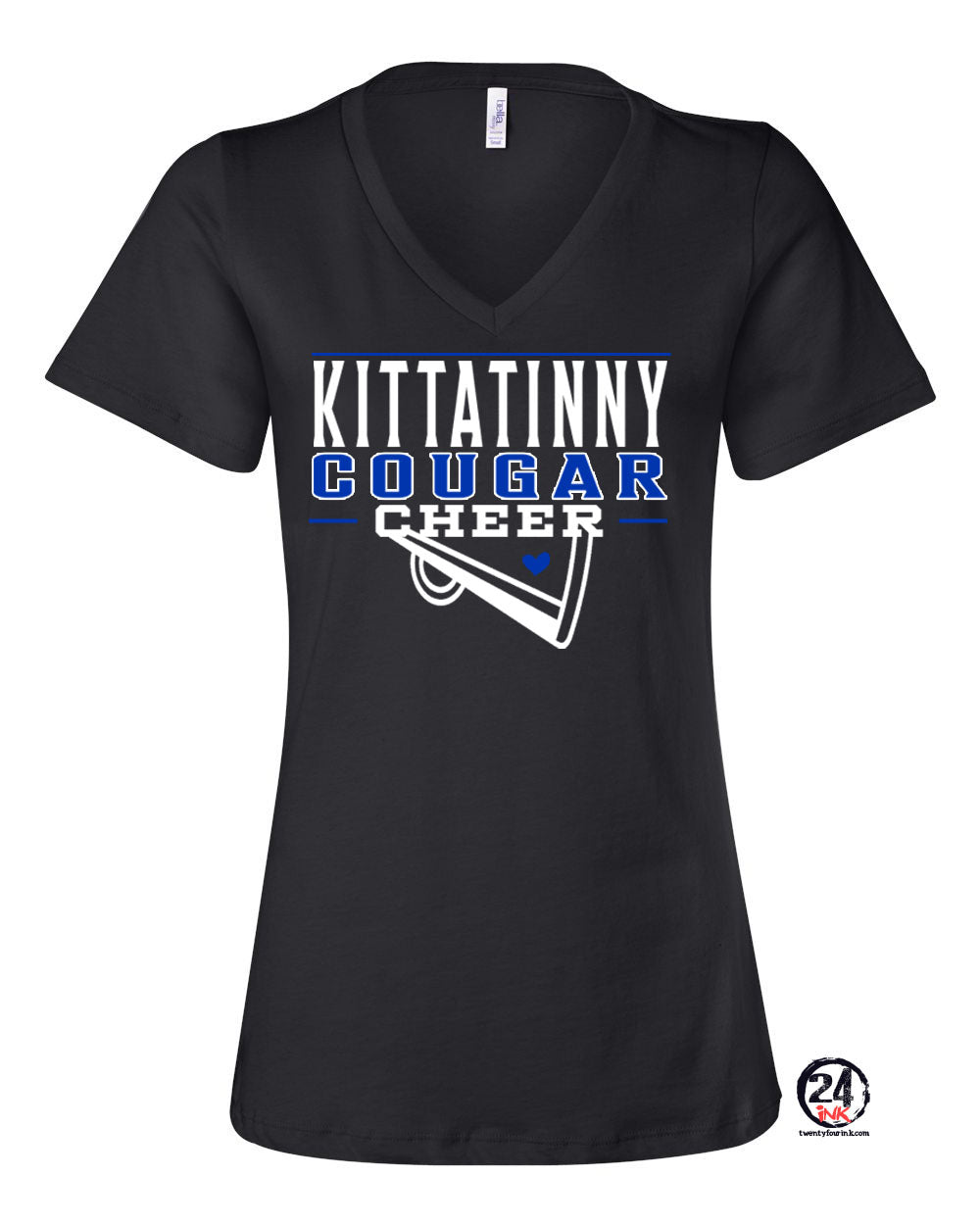 Kittatinny Cheer Design 11 V-neck T-Shirt