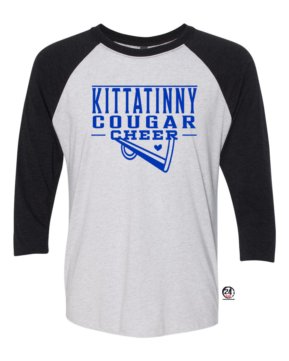 Kittatinny Cheer Design 11 raglan shirt