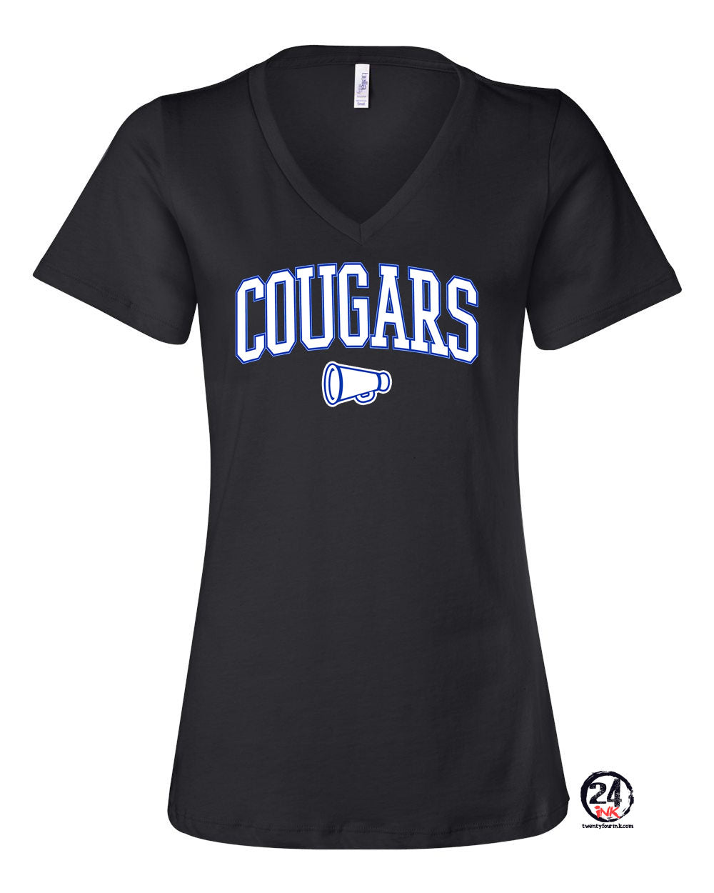 Kittatinny Cheer V-neck T-Shirt Design 12