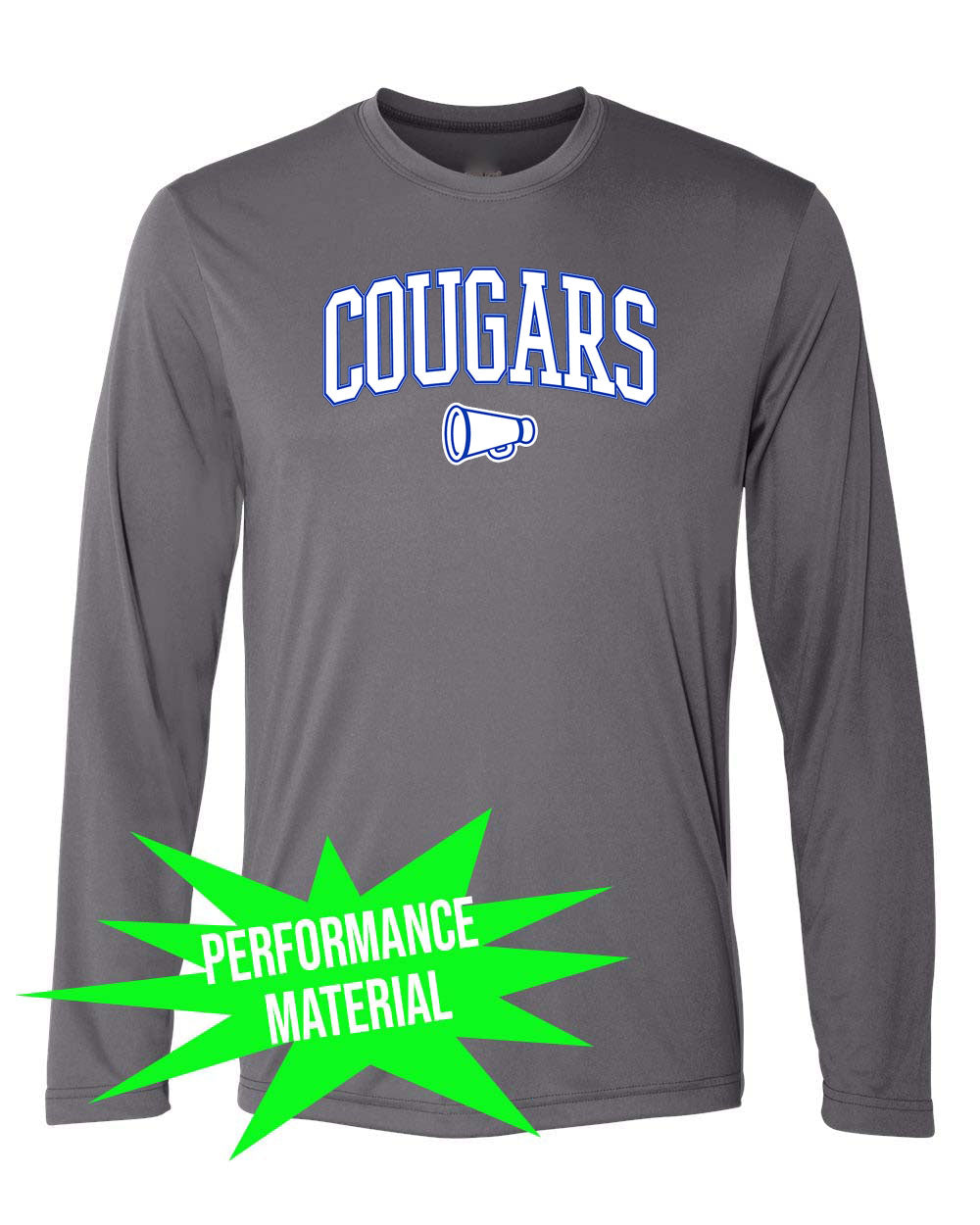 Kittatinny Cheer Performance Material Long Sleeve Shirt Design 12