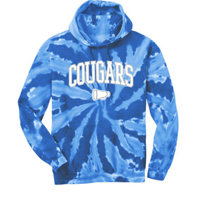 Kittatinny Cheer Tie-Dye Hooded Sweatshirt Design 12