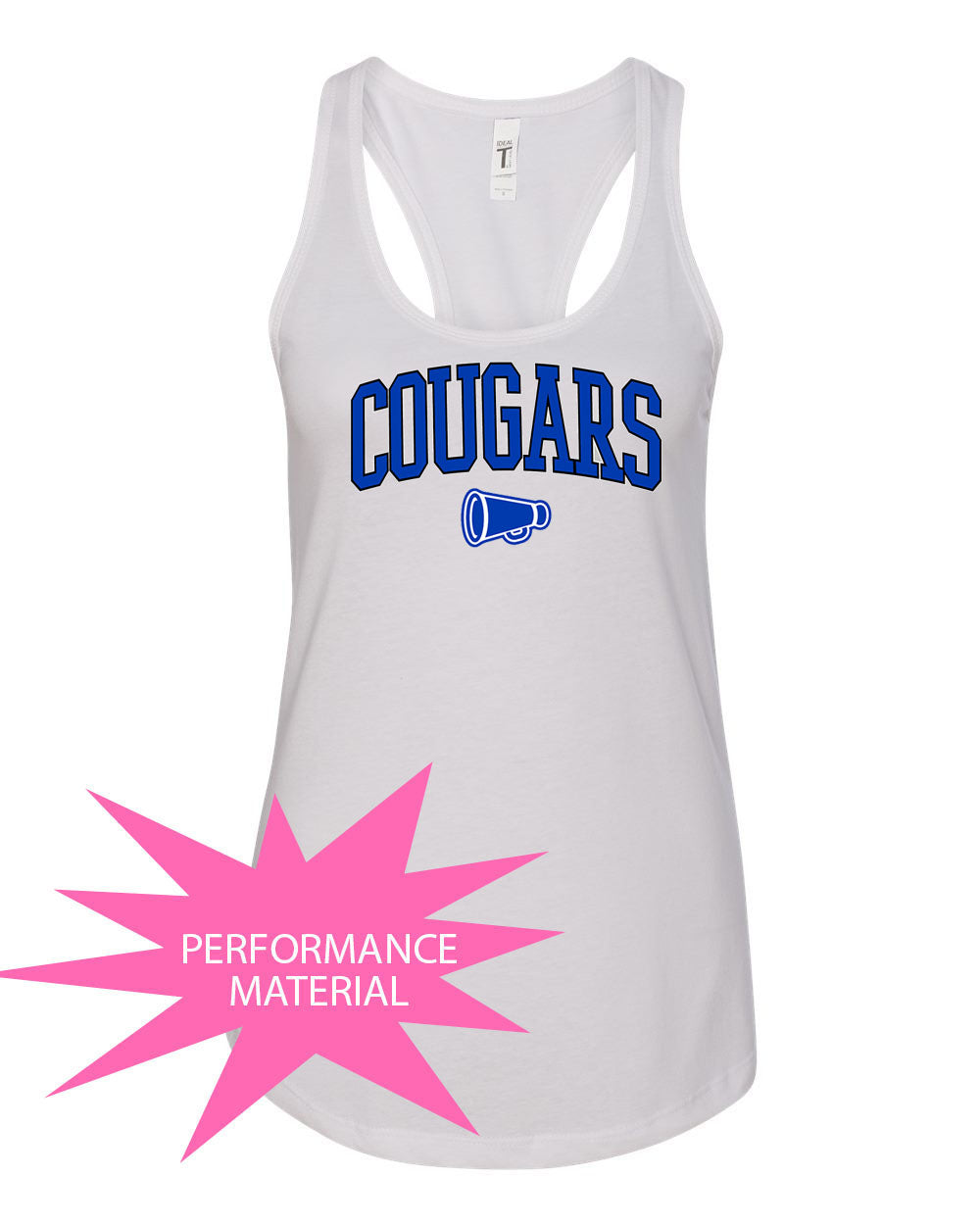 Kittatinny Cheer Performance Racerback Tank Top Design 12