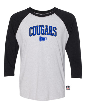 Kittatinny Cheer raglan shirt Design 12