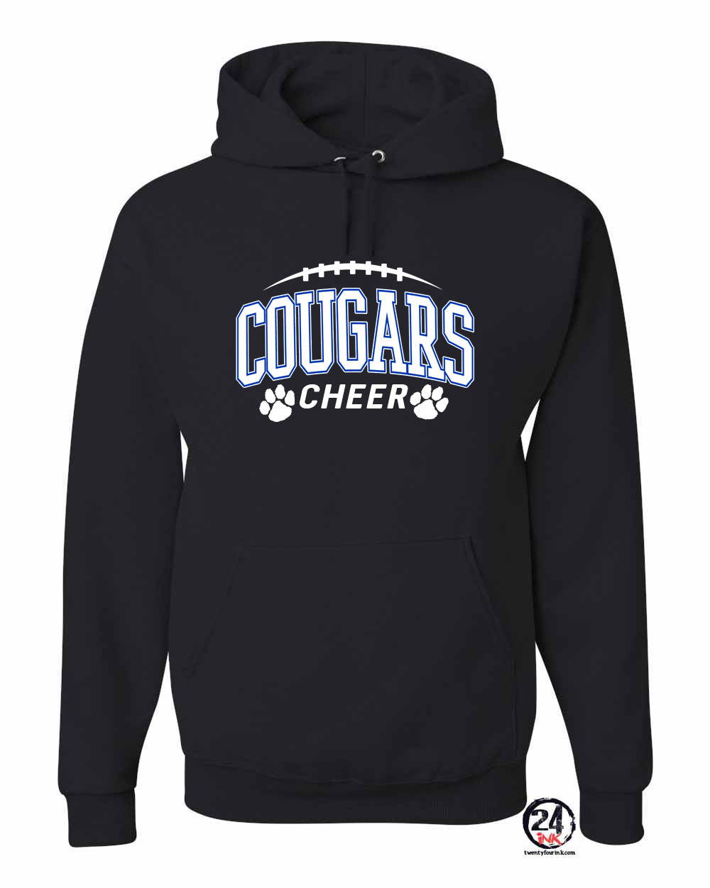 Kittatinny Cheer Hooded Sweatshirt Design 13