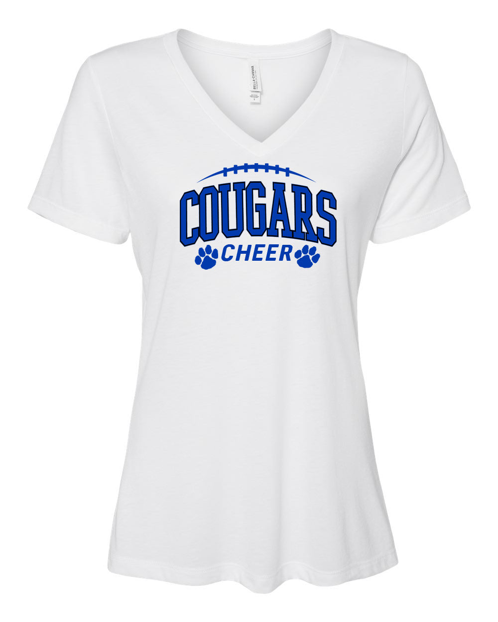 Kittatinny Cheer V-neck T-Shirt Design 13