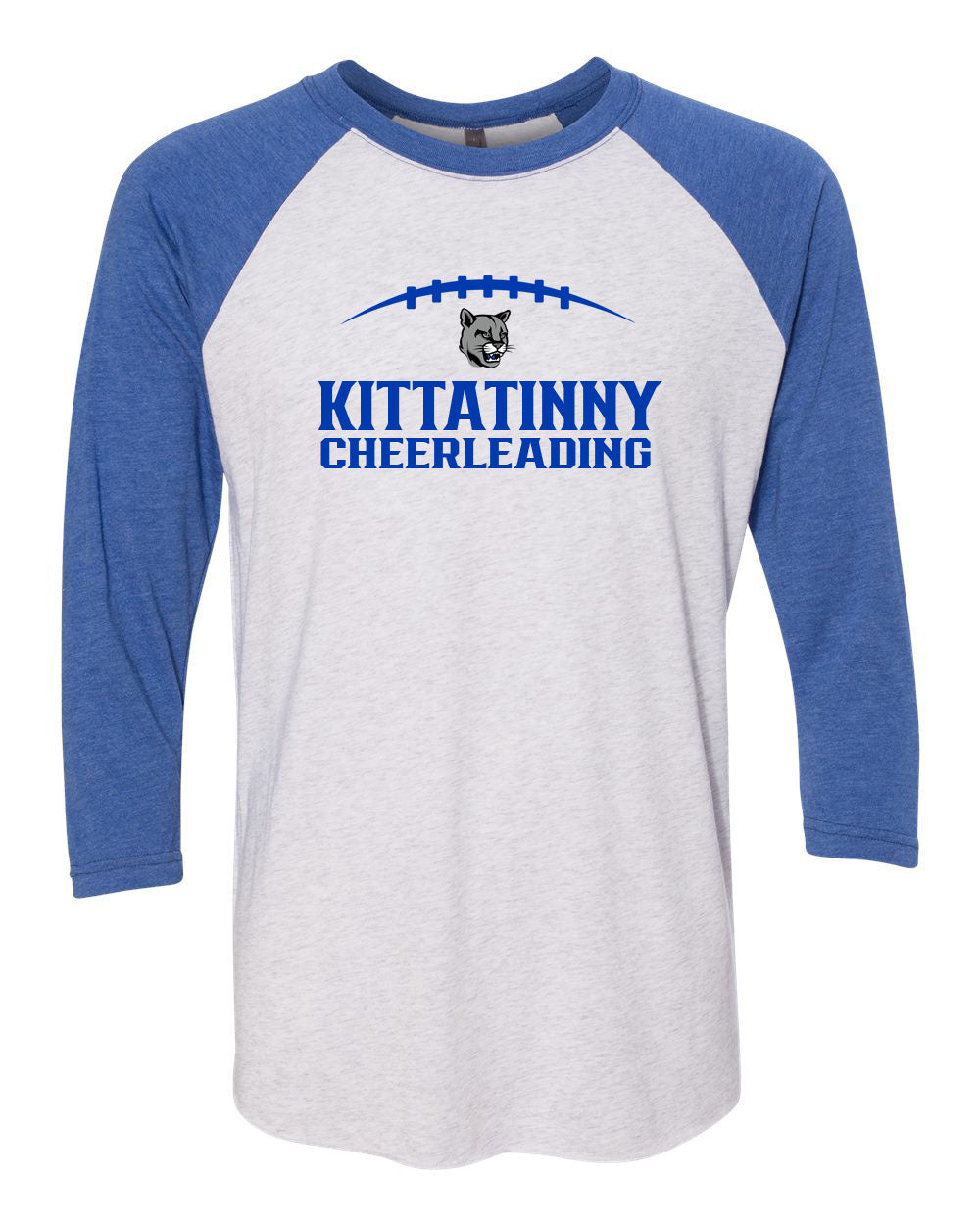 Kittatinny Cheer Design 7 raglan shirt