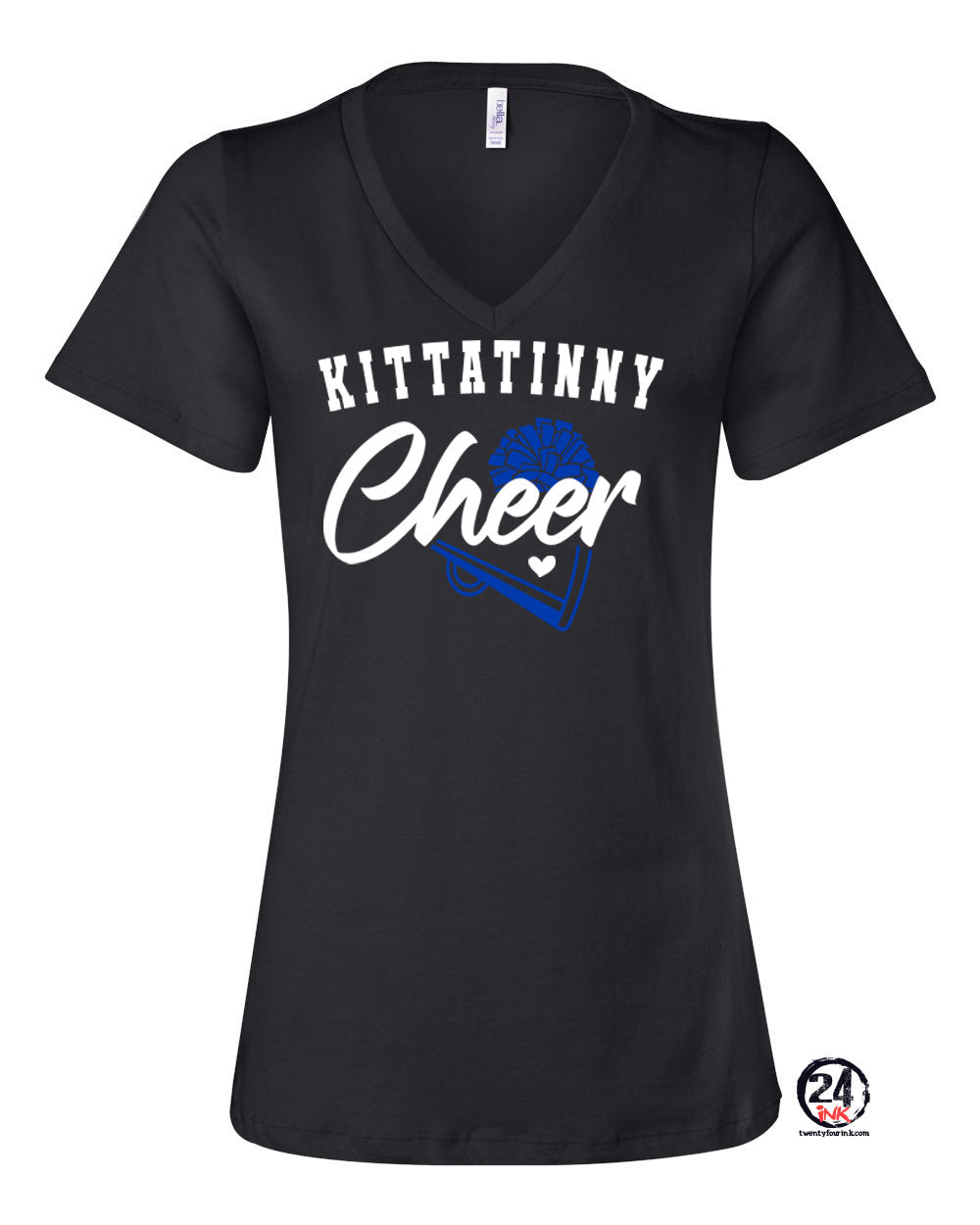 Kittatinny Cheer Design 9 V-neck T-Shirt