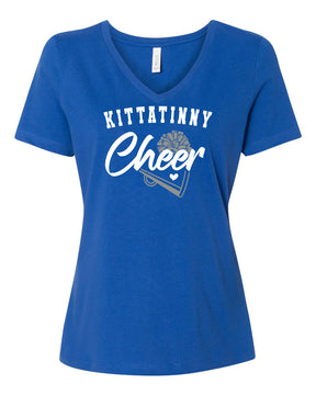 Kittatinny Cheer Design 9 V-neck T-Shirt