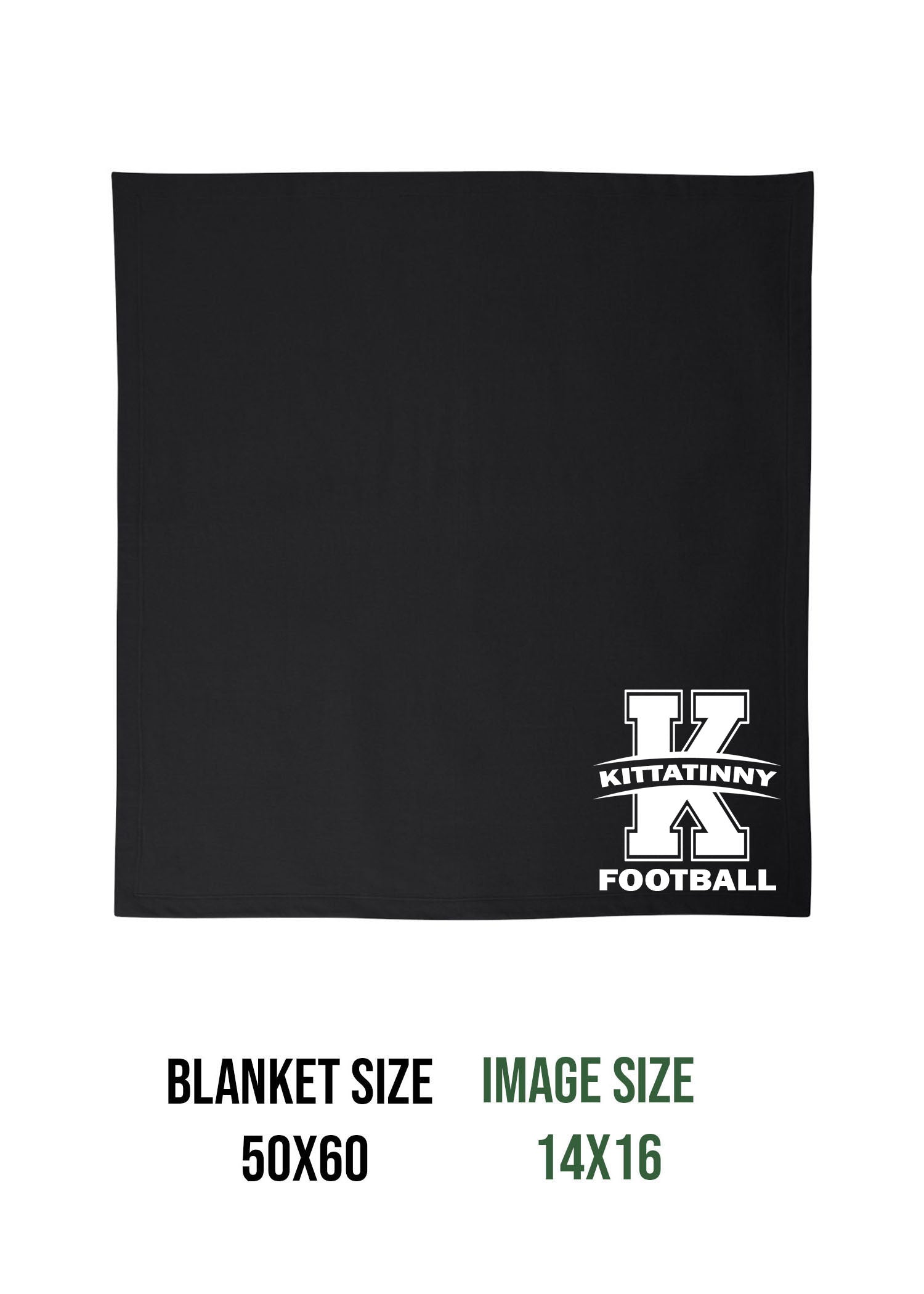 KHS Football Blanket Design 12